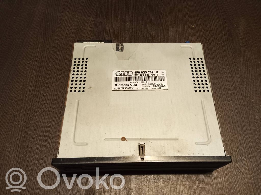 Audi A6 S6 C6 4F Navigation unit CD/DVD player 