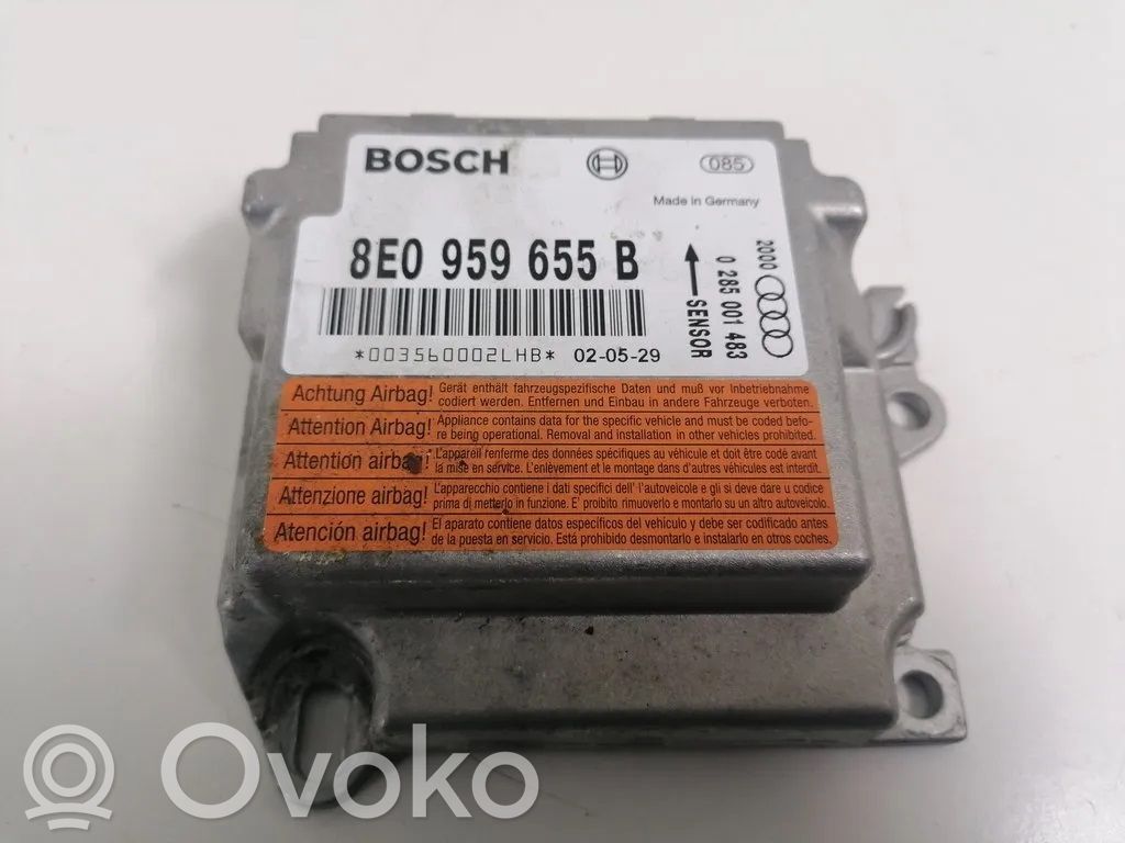 Audi A4 S4 B6 8E 8H Sterownik / Moduł Airbag 
