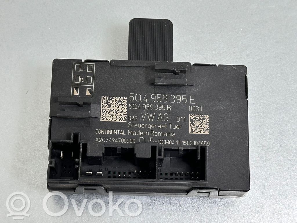 Volkswagen PASSAT B8 Unité de commande module de porte 