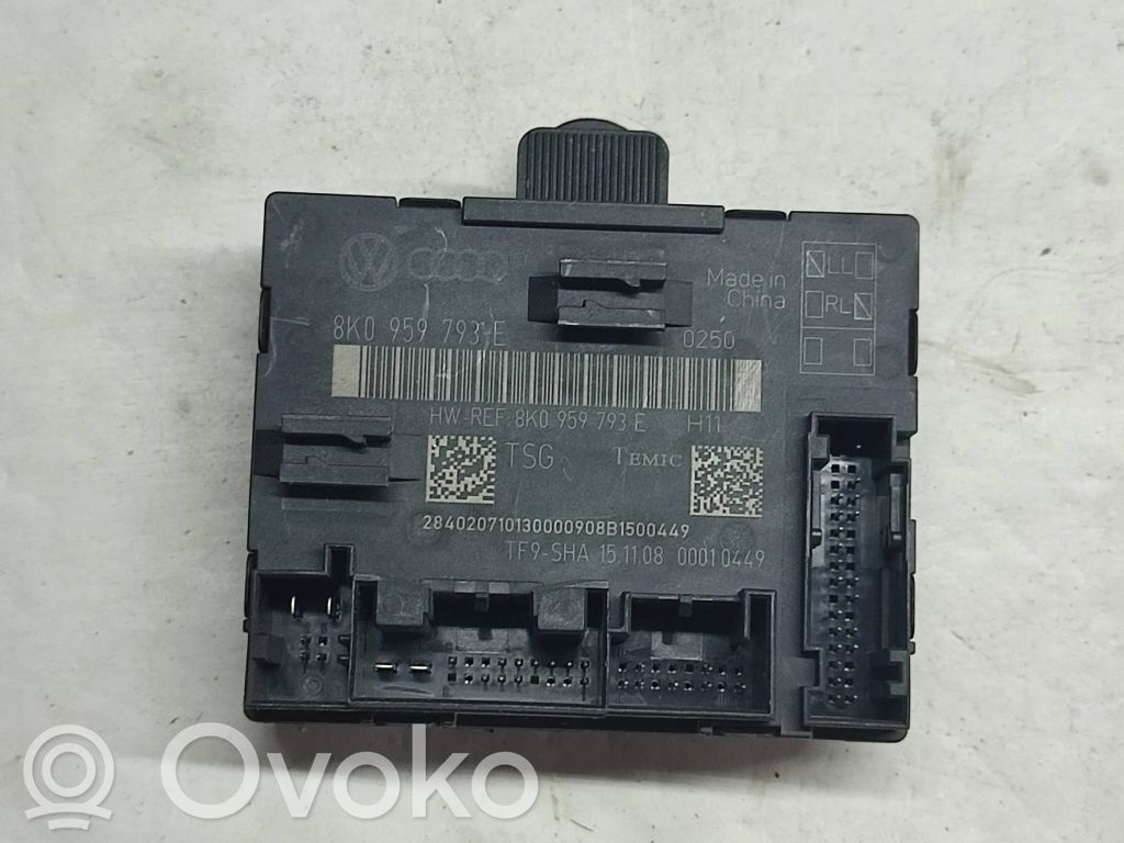 Audi A4 S4 B8 8K Door control unit/module 