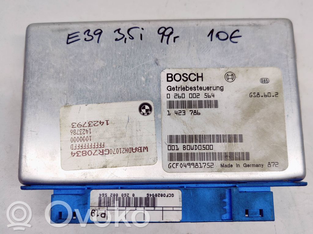 BMW 5 E39 Pārnesumkārbas vadības bloks 