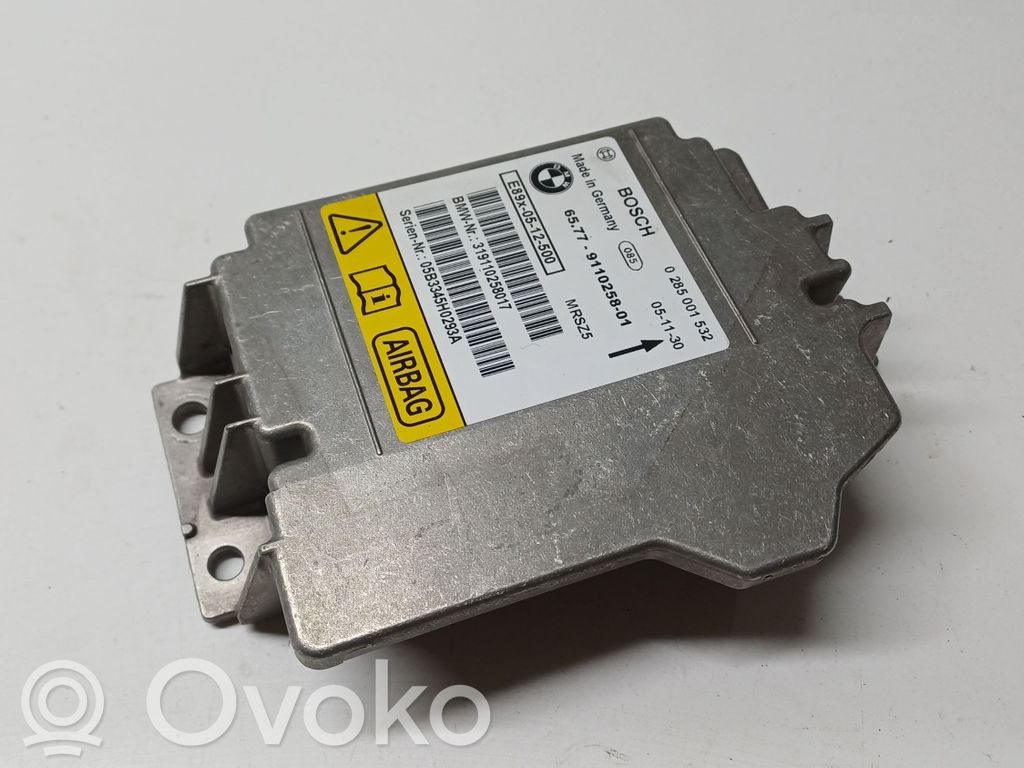 BMW 3 E90 E91 Unidad de control/módulo del Airbag 
