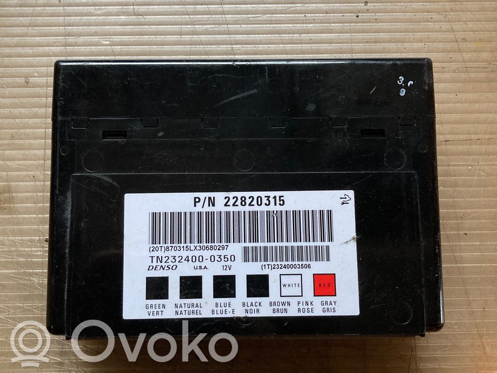 Module confort   22820315,TN2324000350,TN2324000350