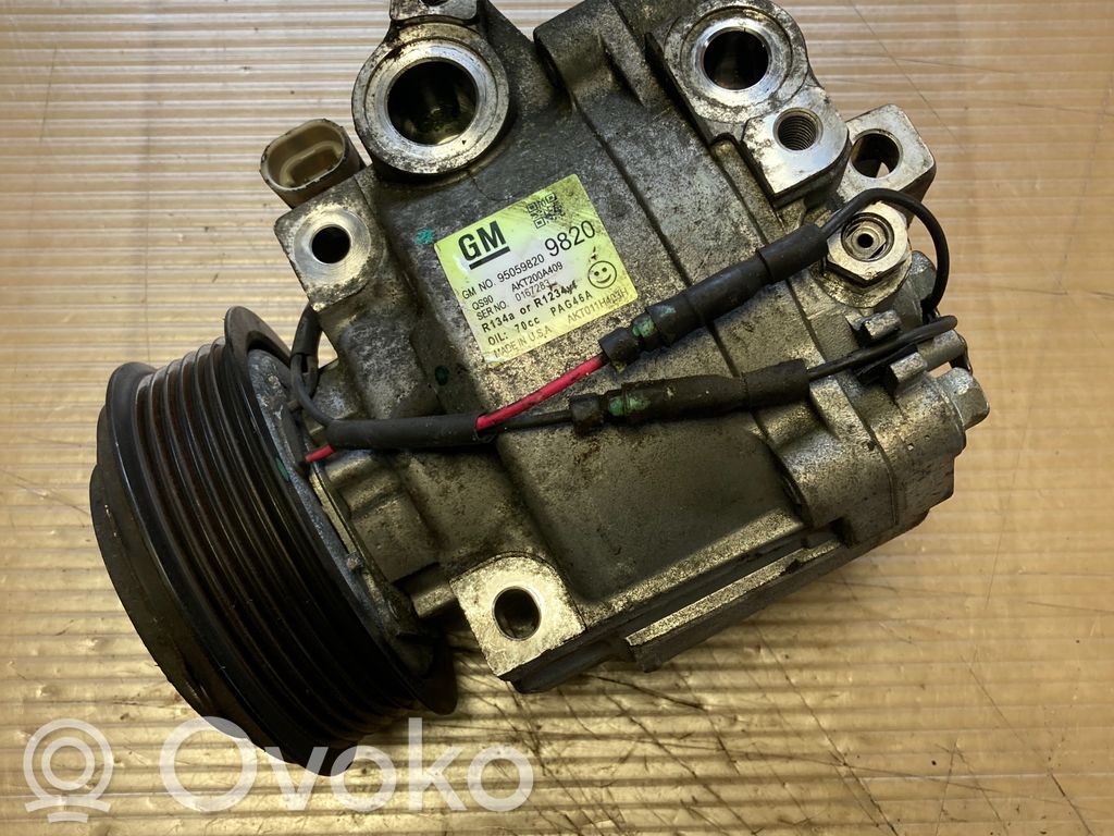 Chevrolet Trax Kompresor / Sprężarka klimatyzacji A/C 