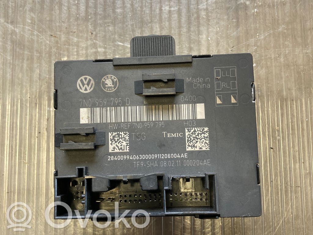 Skoda Yeti (5L) Door control unit/module 