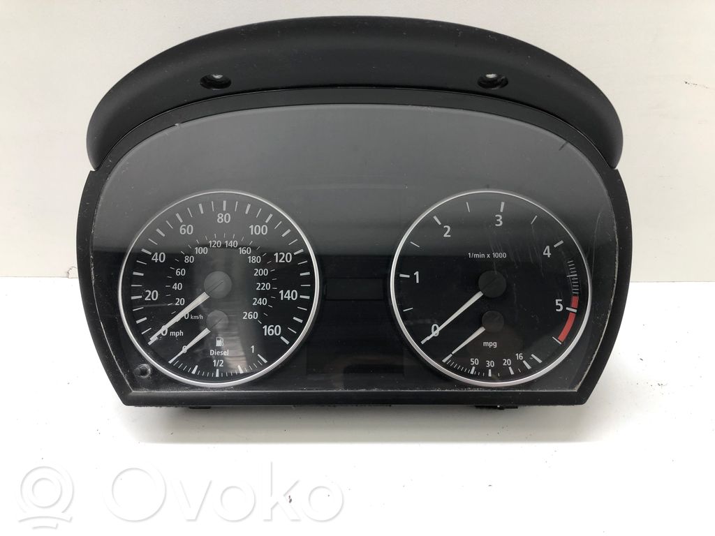 BMW 3 E90 E91 Speedometer (instrument cluster) 