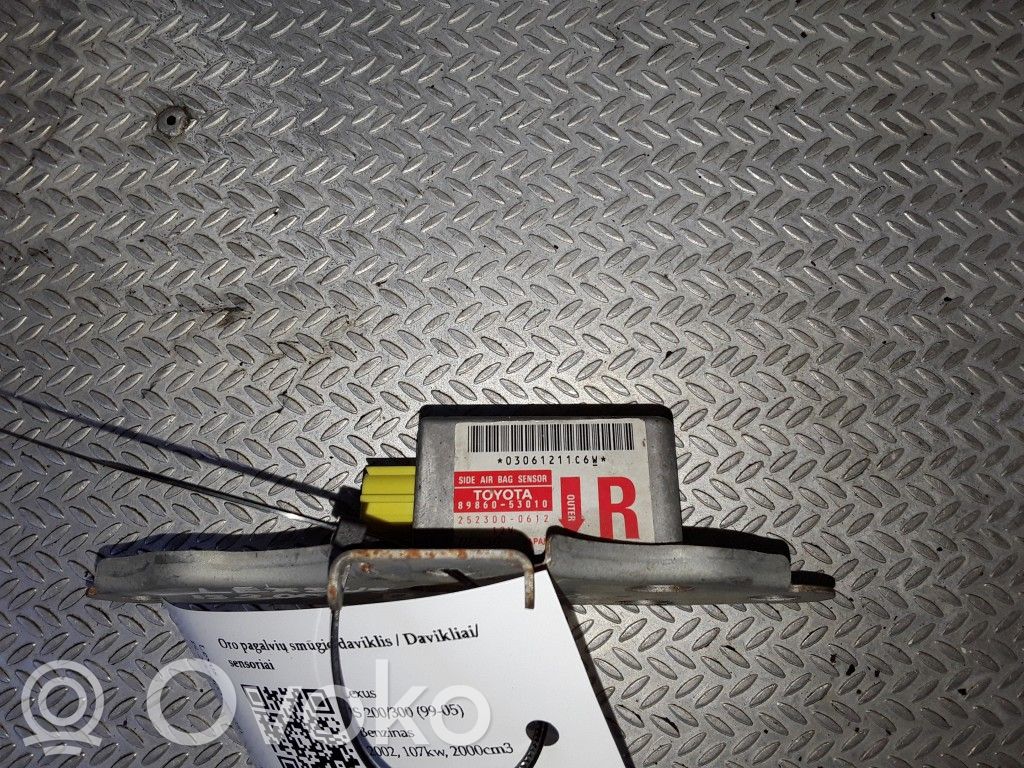 Sensor impacto/accidente para activar Airbag   8986053010