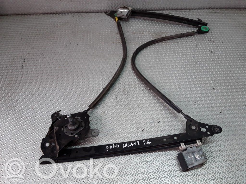 Regulador manual de la ventanilla trasera   95VWA27000AE,7M0839402K