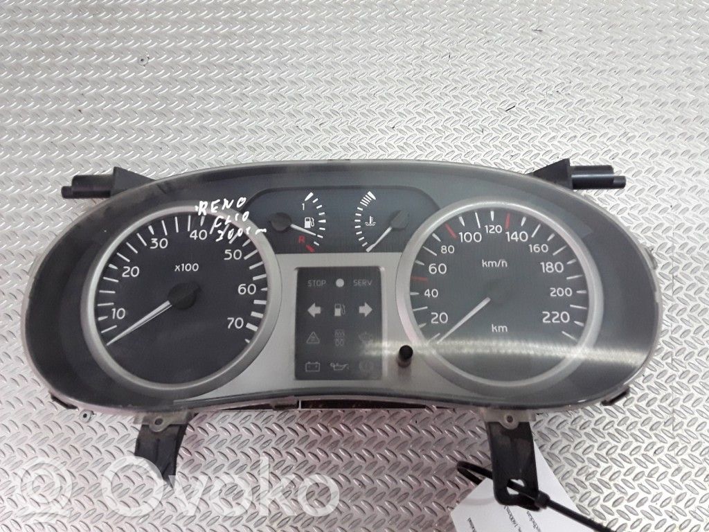Renault Clio II Speedometer (instrument cluster) 