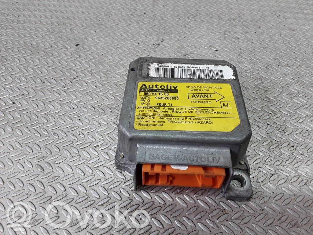 Airbag control unit/module   550541500,9635268880