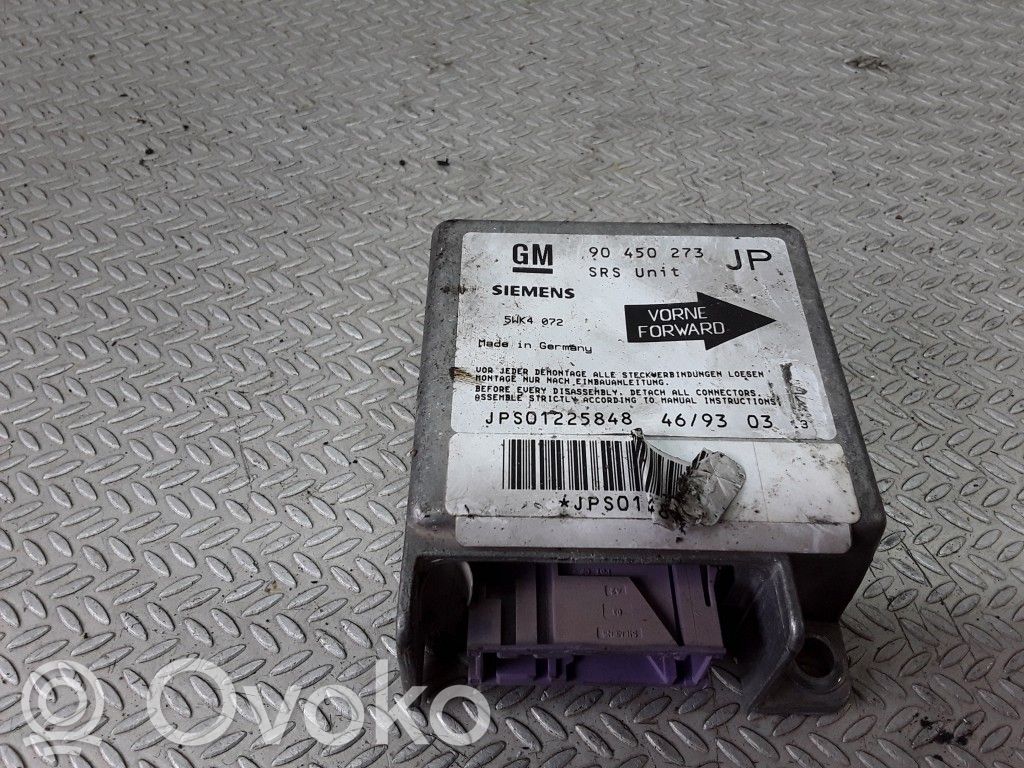 Airbag control unit/module   90450273,5WK4072