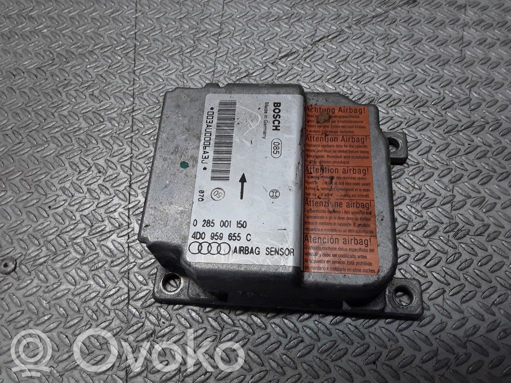 Module de contrôle airbag   4D0959655C,0285001150