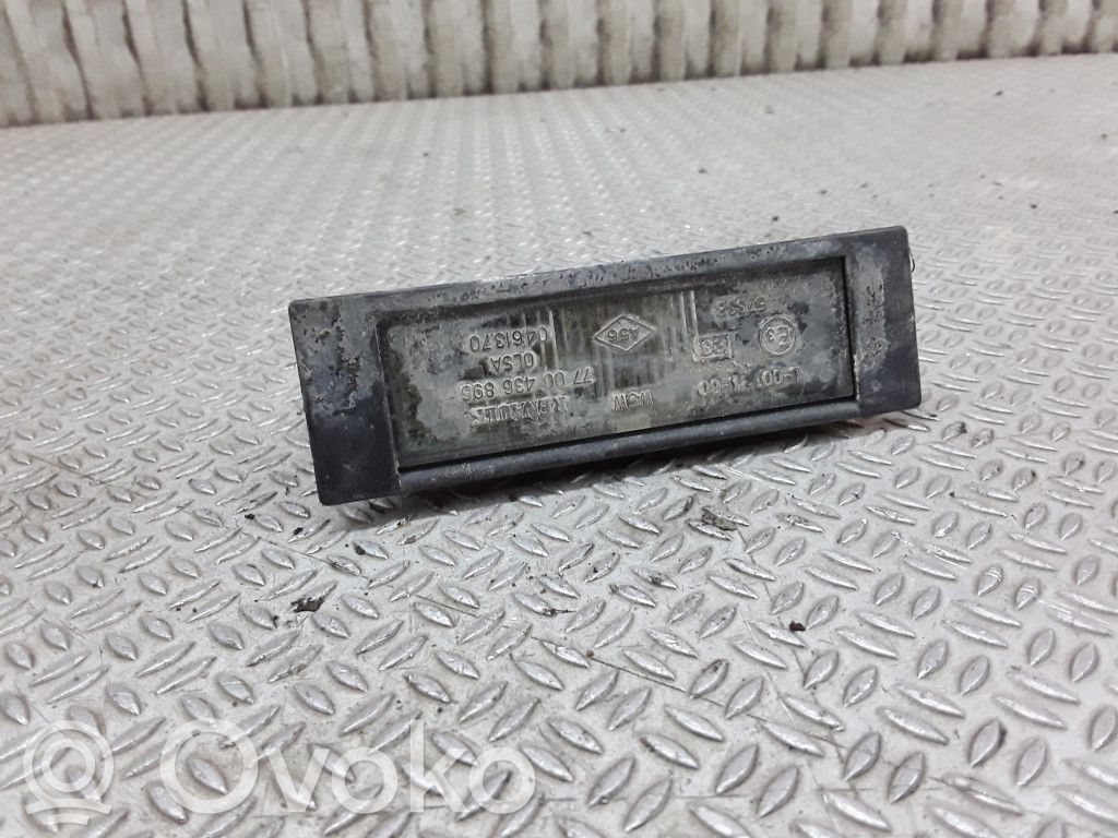 Renault Scenic RX Éclairage de plaque d'immatriculation 