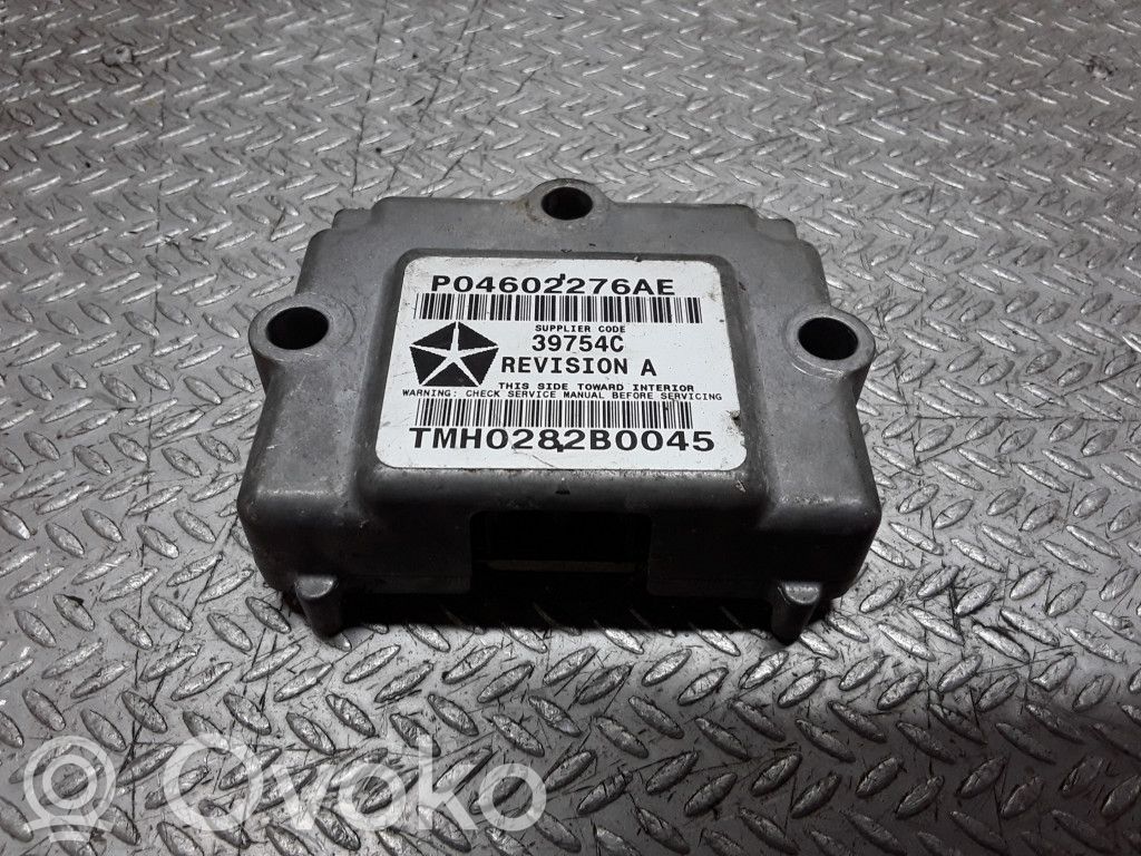 Sensor impacto/accidente para activar Airbag   P04602276AE
