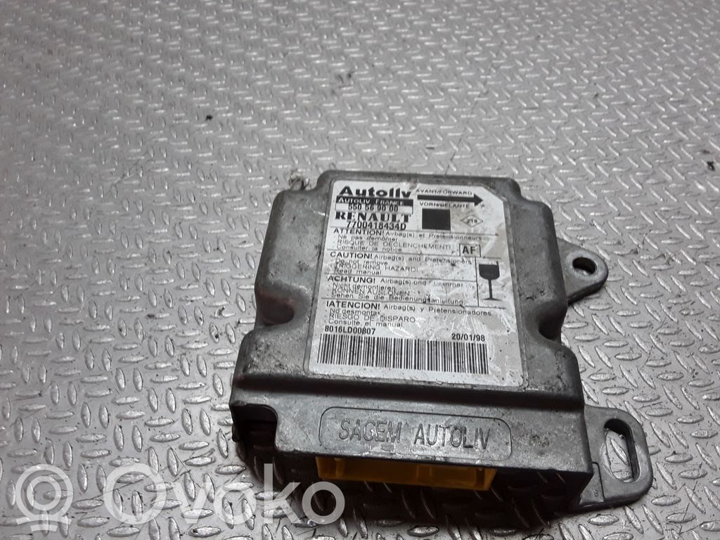 Unidad de control/módulo del Airbag   7700418434D,7700418434D