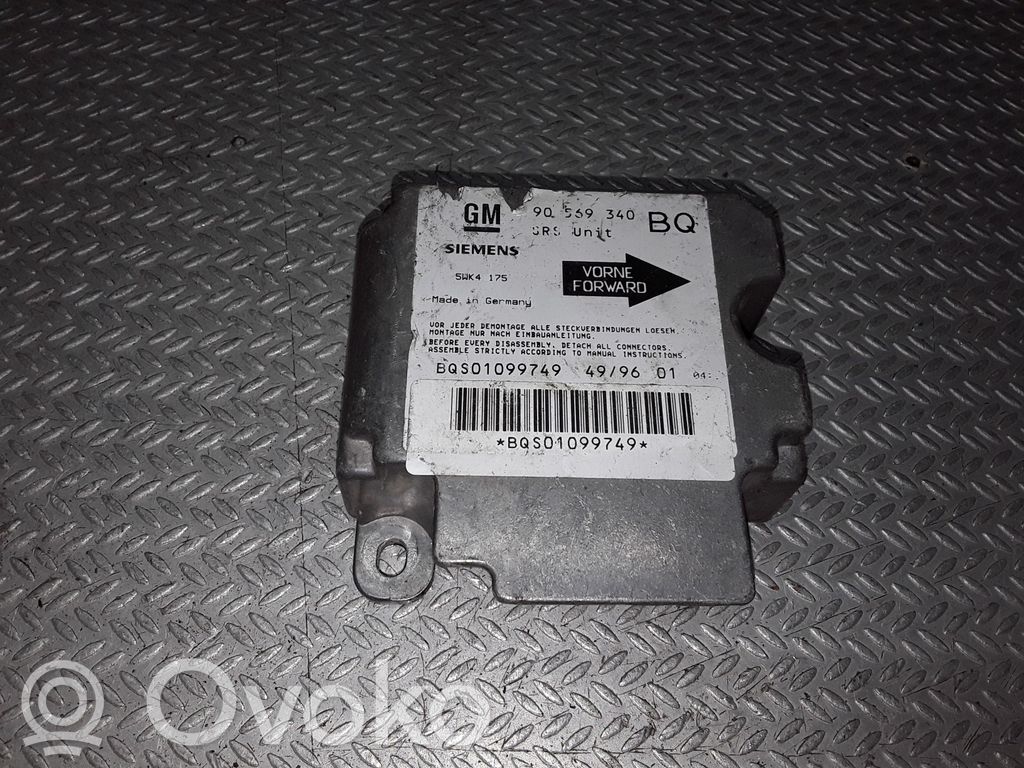 Opel Vectra B Sterownik / Moduł Airbag 