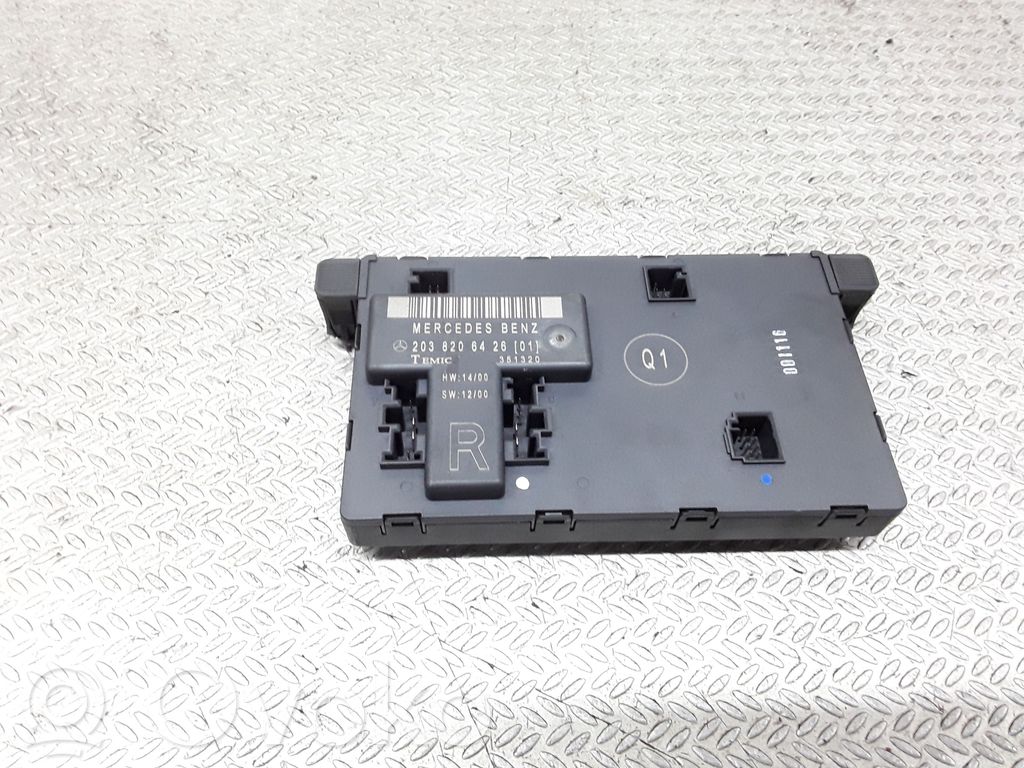 Mercedes-Benz C W203 Centralina/modulo portiere