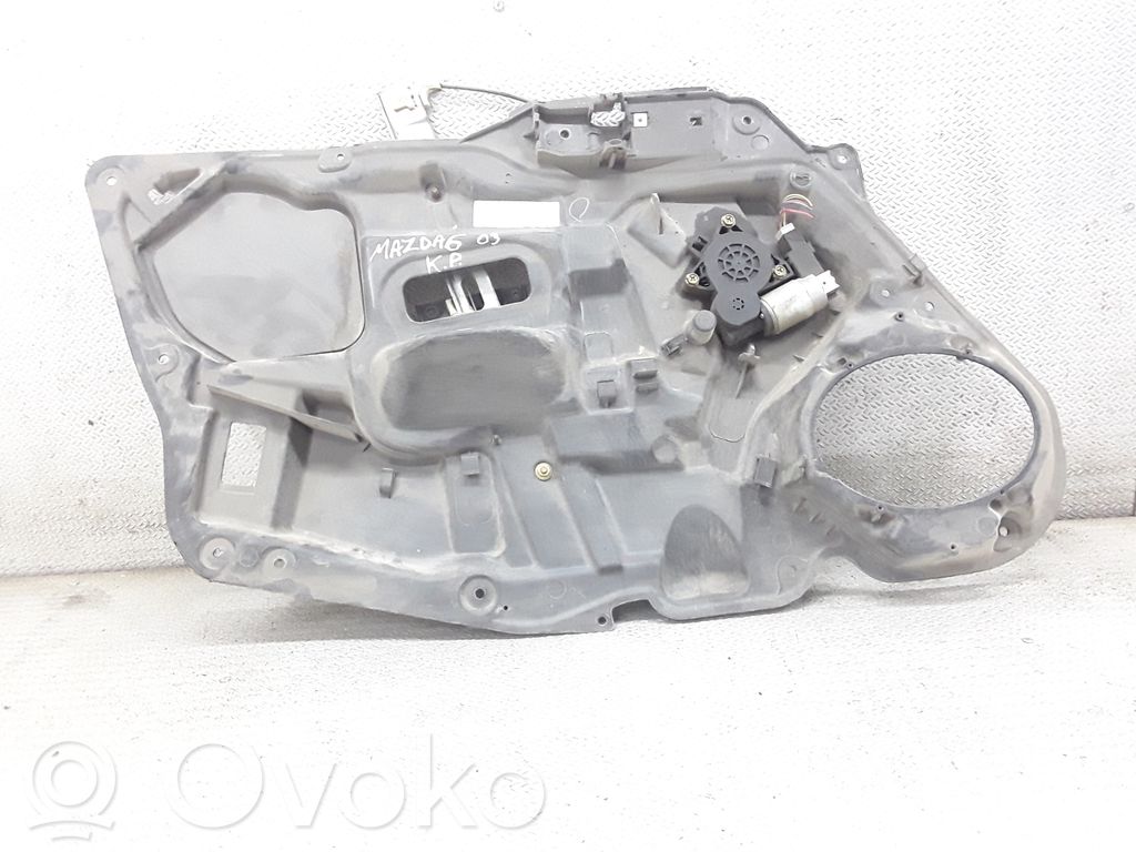 Mazda 6 Front door window regulator with motor 