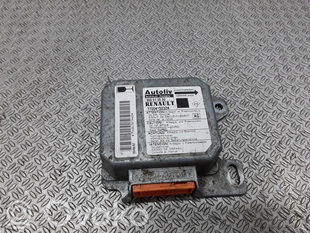 Renault Scenic I Unidad de control/módulo del Airbag 