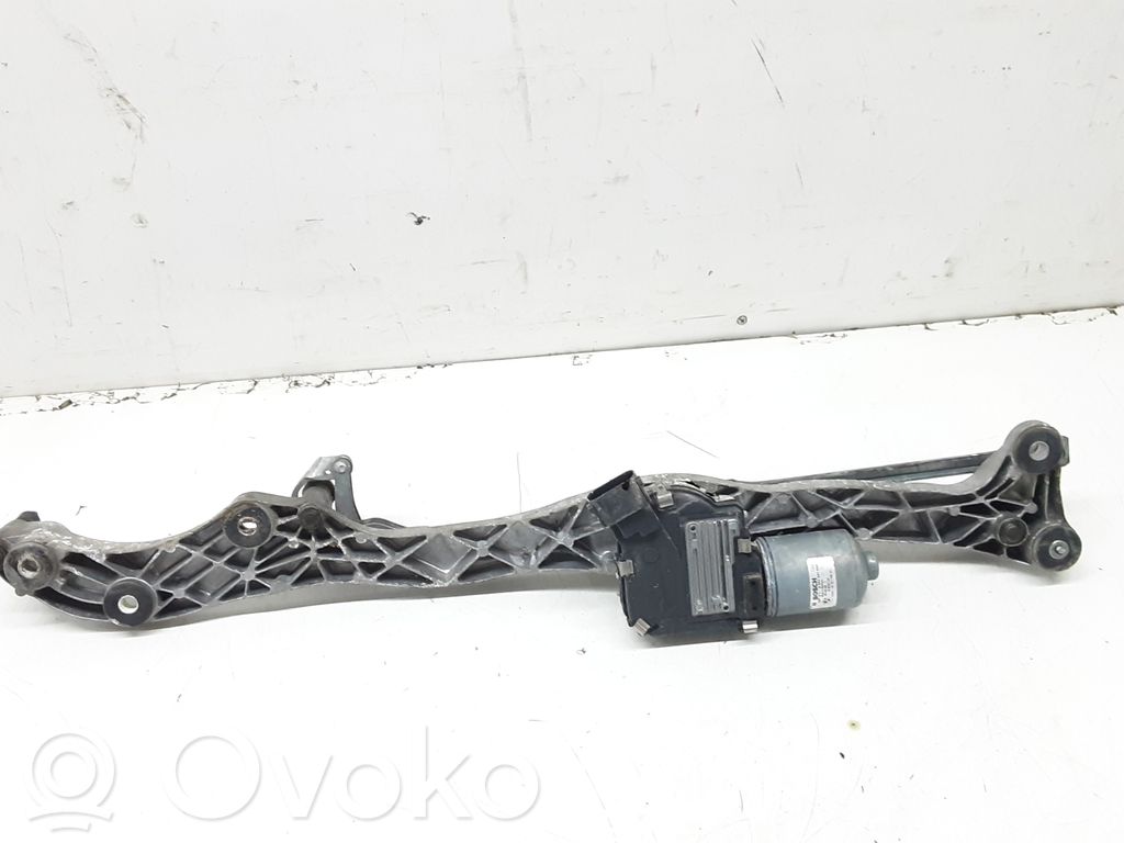 BMW 7 E65 E66 Tringlerie et moteur d'essuie-glace avant 