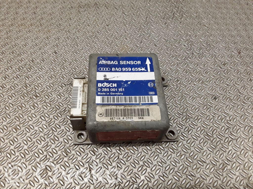 Airbag control unit/module   8A0959655K,0285001151