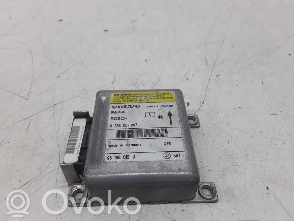 Airbag control unit/module   951980151A,0285001097