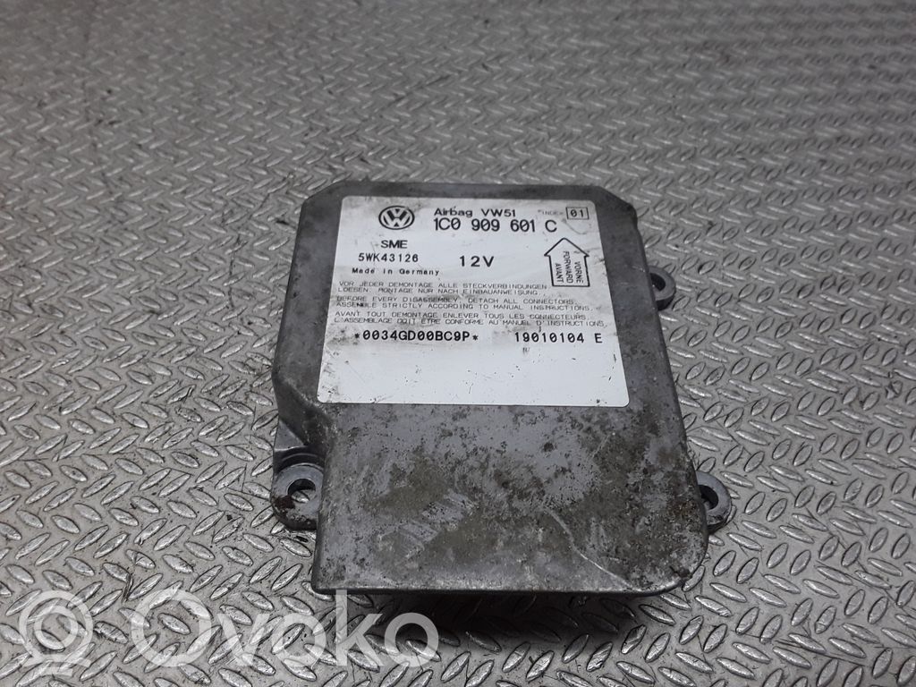 Skoda Fabia Mk1 (6Y) Unidad de control/módulo del Airbag 