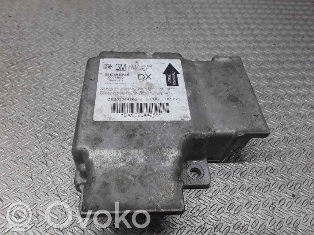Unidad de control/módulo del Airbag   13170589,5WK43471