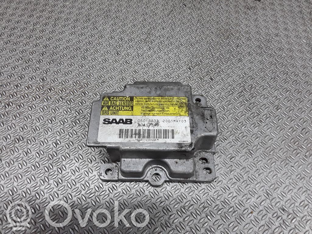Saab 9-3 Ver1 Airbag control unit/module 
