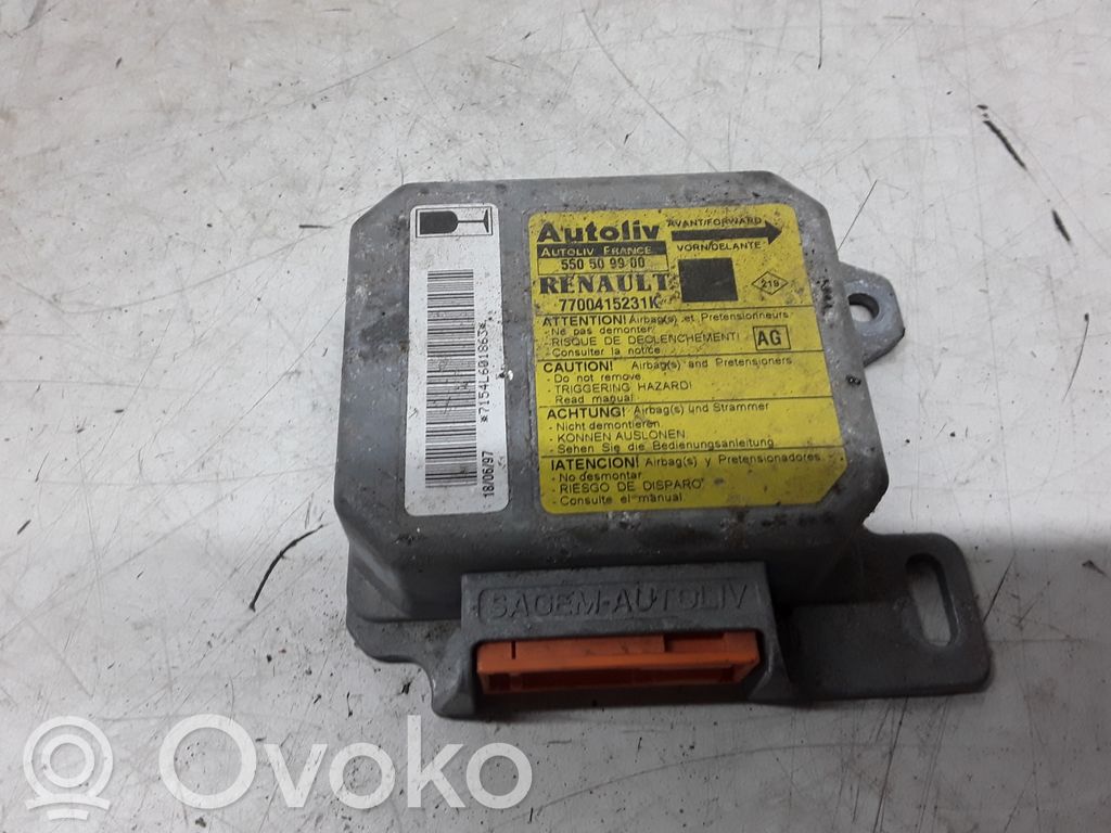 Renault Scenic I Airbag control unit/module 