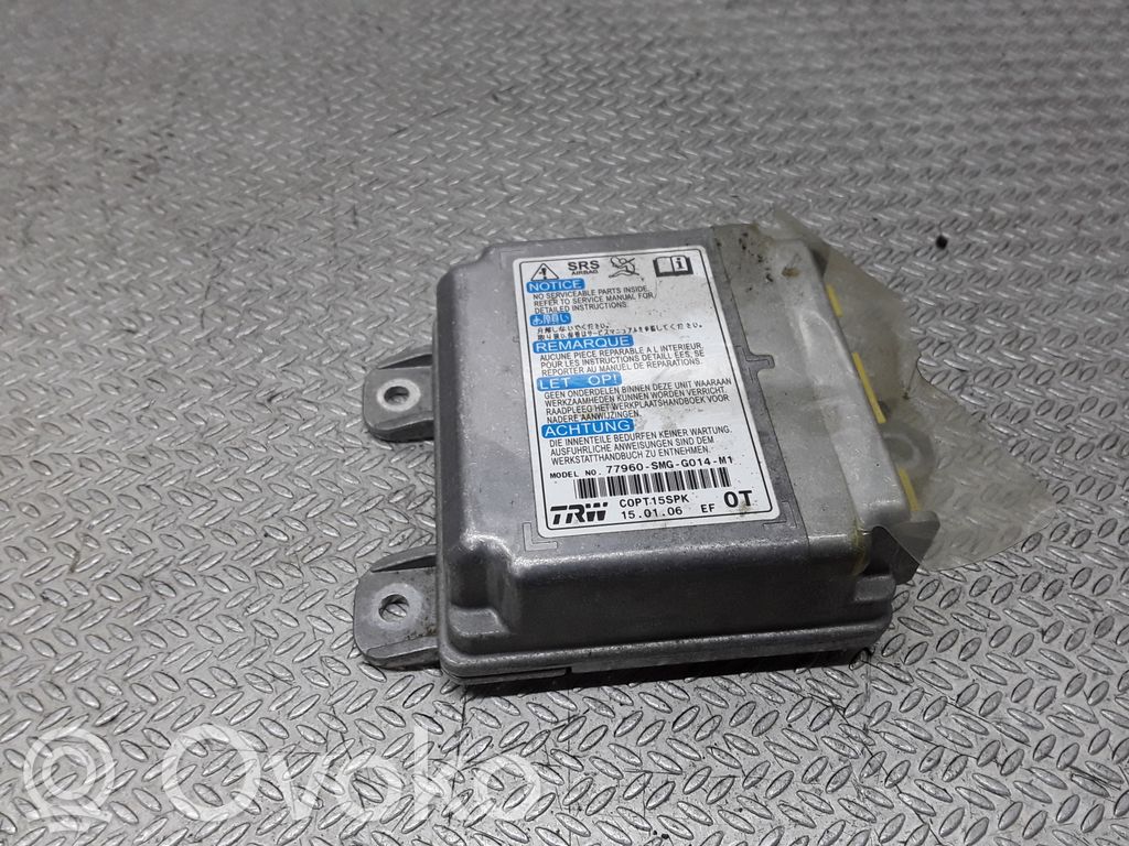 Sterownik / Moduł Airbag   77960SMGG014M1