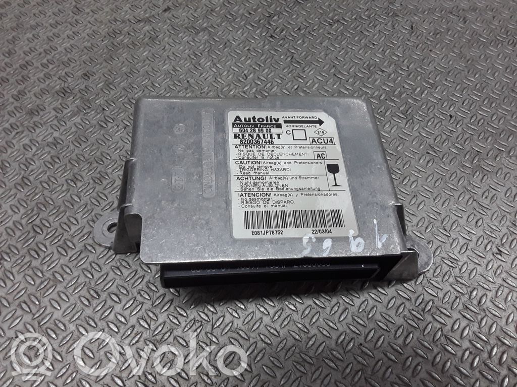 Airbag control unit/module   8200367446