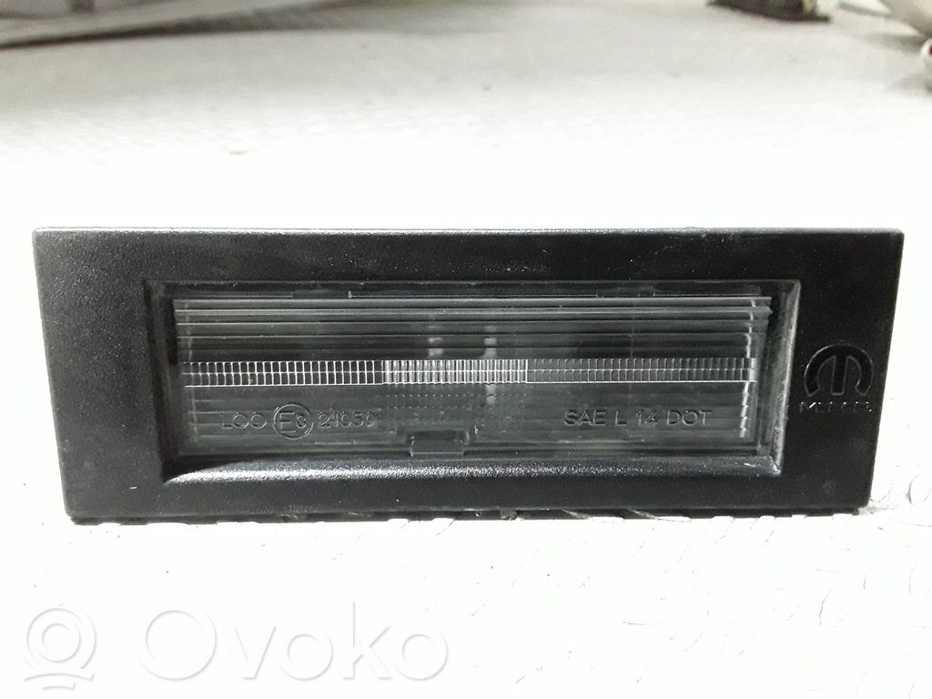 Fiat Tipo Éclairage de plaque d'immatriculation 