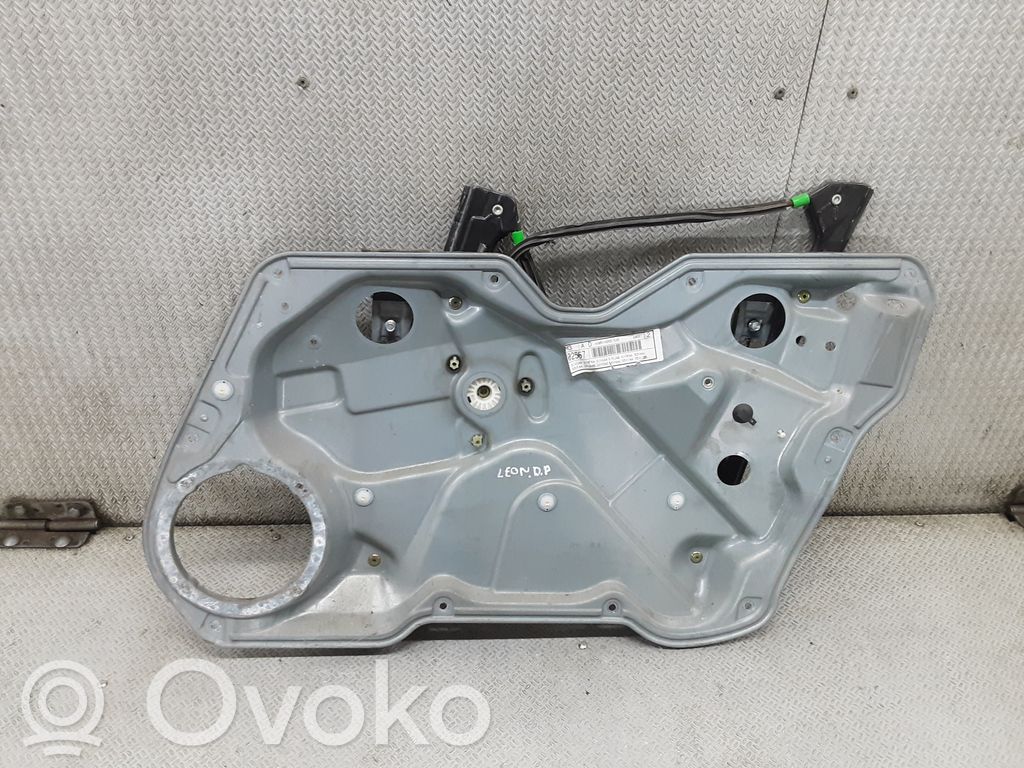 Seat Leon (1M) Mechanizm podnoszenia szyby przedniej bez silnika 
