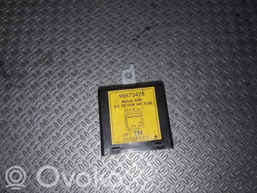 Module de commande rétroviseur latéral   96673478