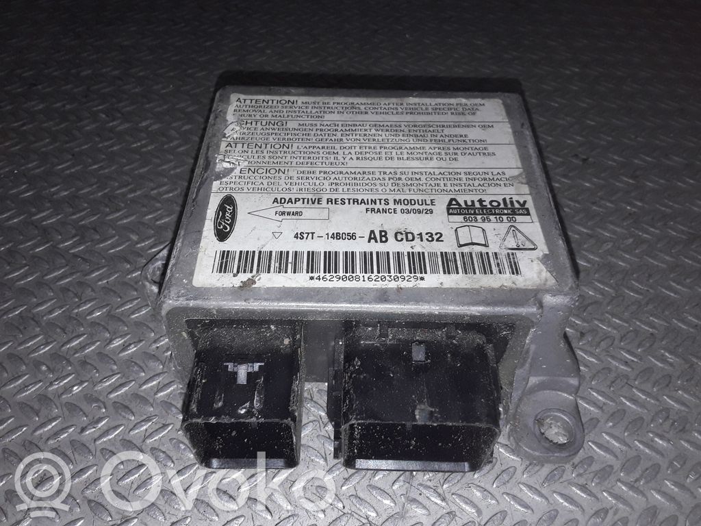 Airbag control unit/module   4S7T14B056AB,603951000
