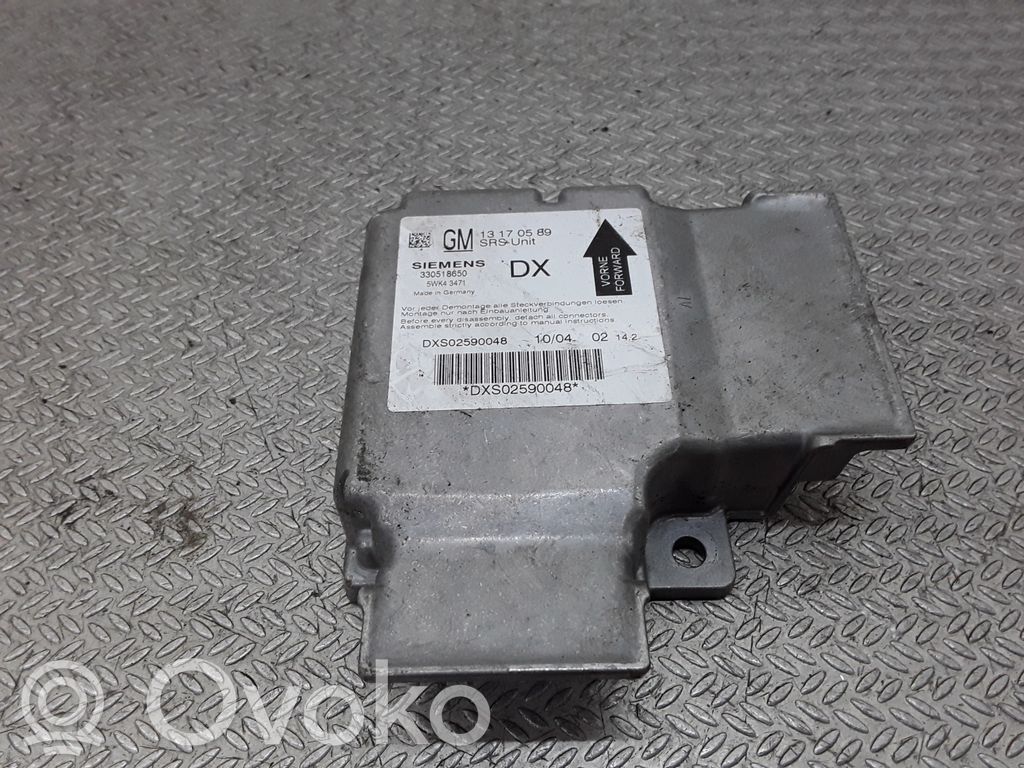 Airbag control unit/module   13170589,5WK43471