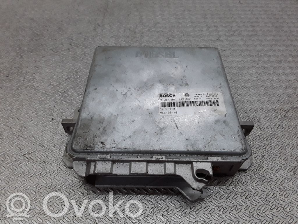 Engine control unit/module   0281001419,MSB100410