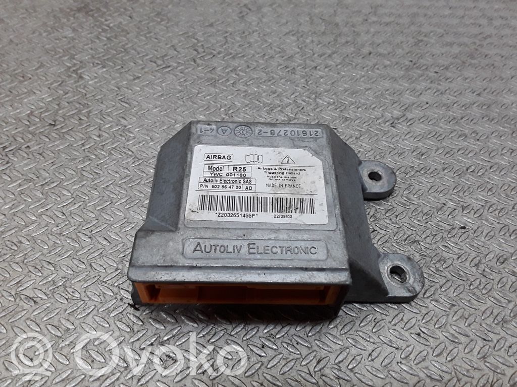 Rover 25 Airbag control unit/module 