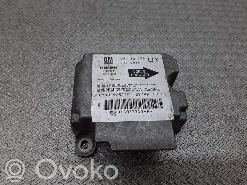 Opel Astra G Airbag control unit/module 