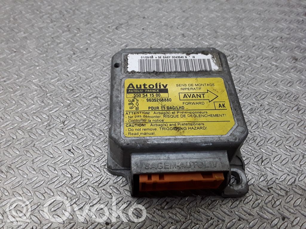 Peugeot 206 Airbag control unit/module 