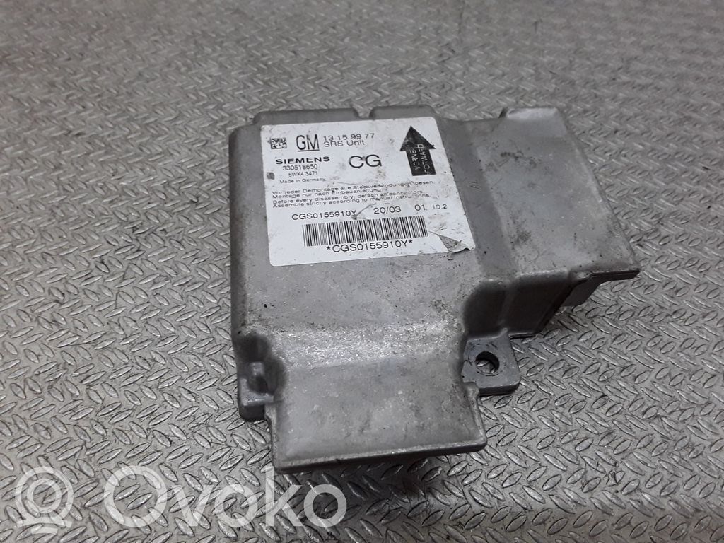 Unidad de control/módulo del Airbag   13159977,5WK43471