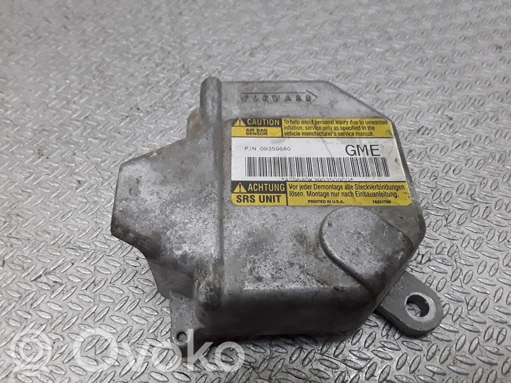 Airbag control unit/module   09359680