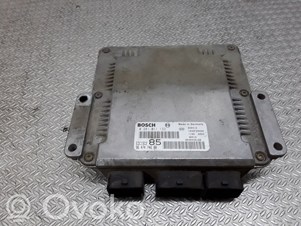 Engine control unit/module   0281011133,9647474680