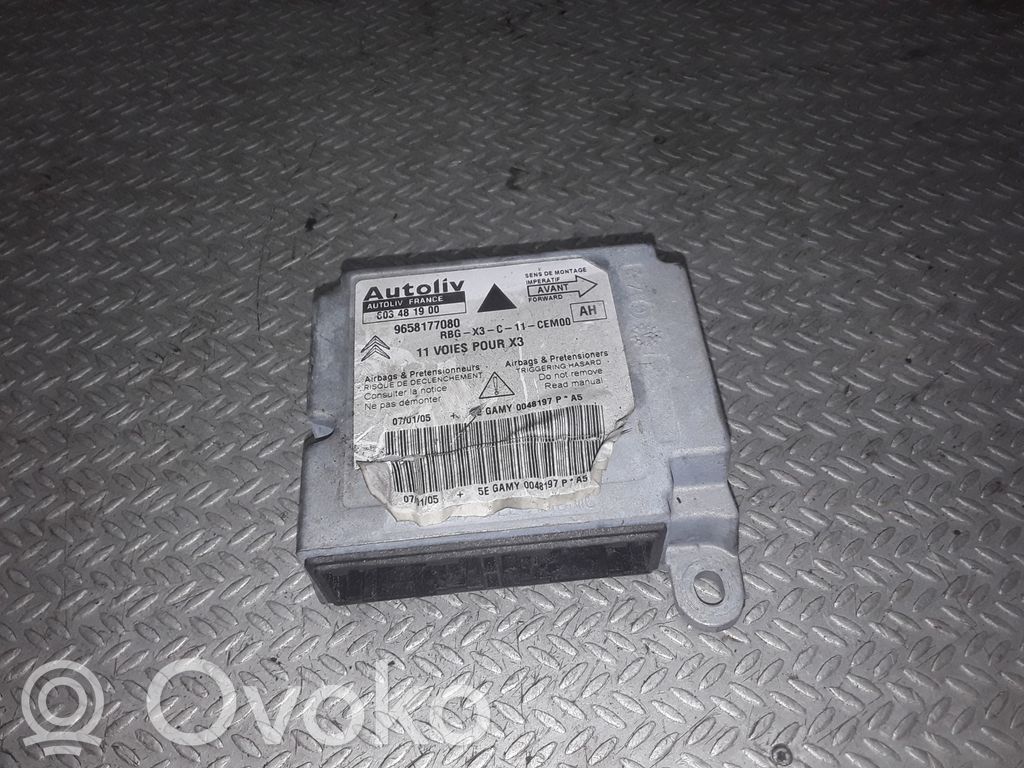 Unidad de control/módulo del Airbag   603481900