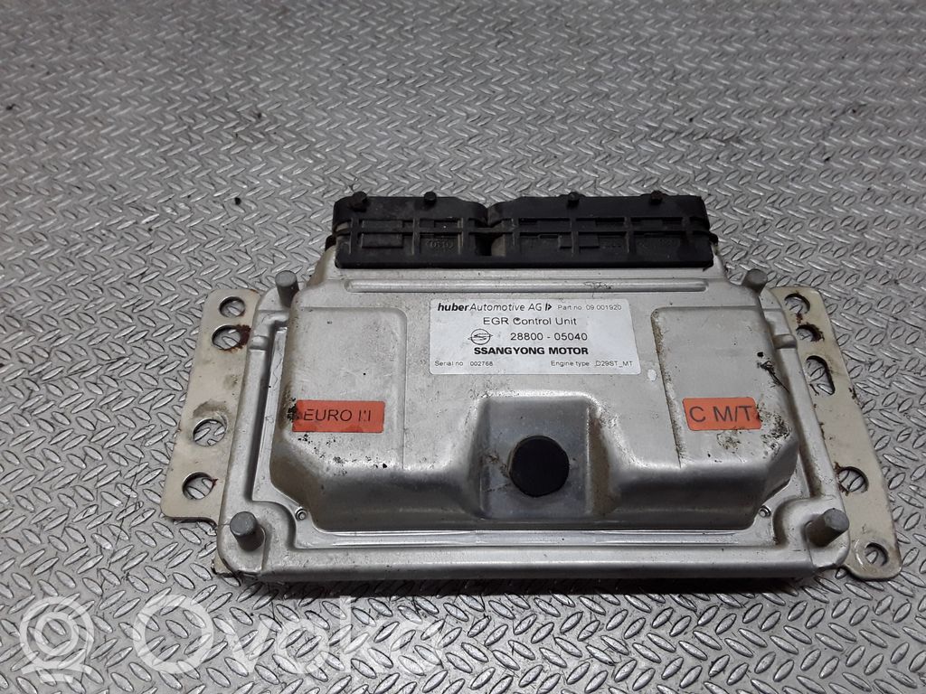 SsangYong Musso Engine control unit/module 