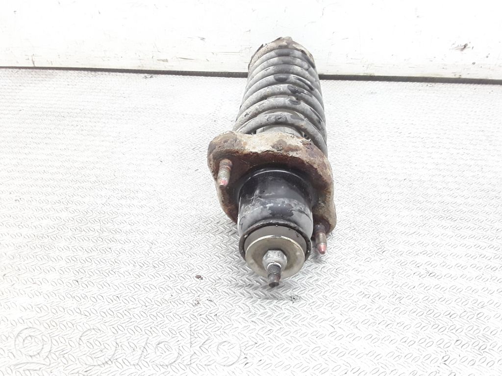 Amortiguador trasero con muelle espiral