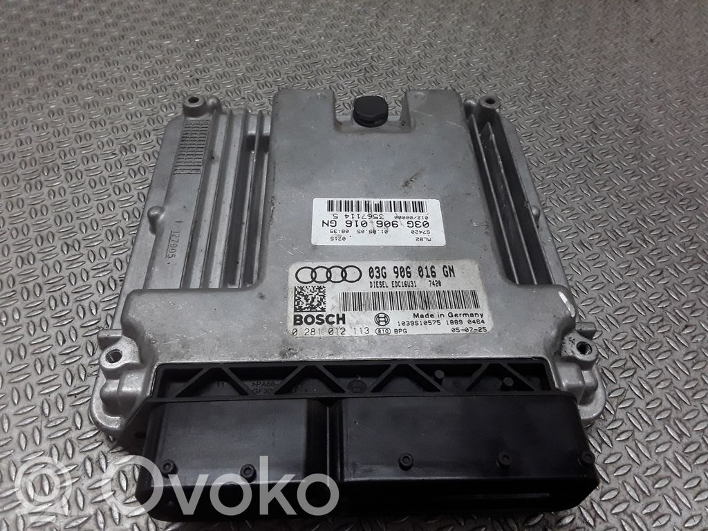 Motorsteuergerät/-modul   03G906016GN