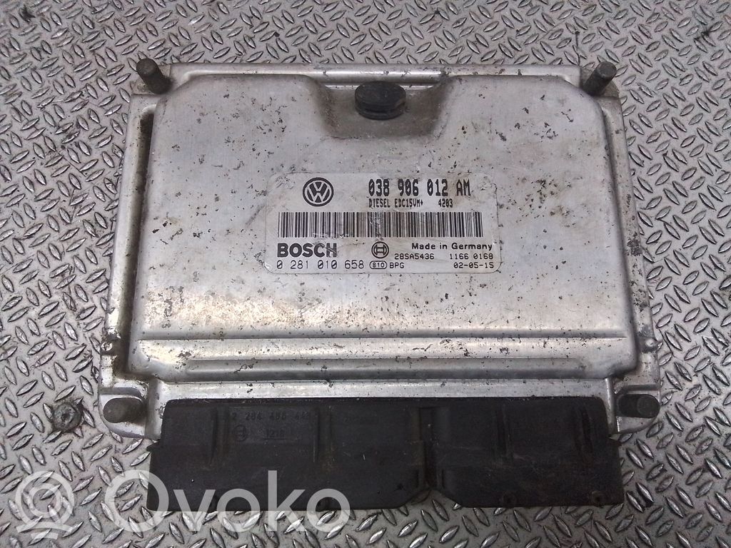 Engine control unit/module   0281010658,038906012AM