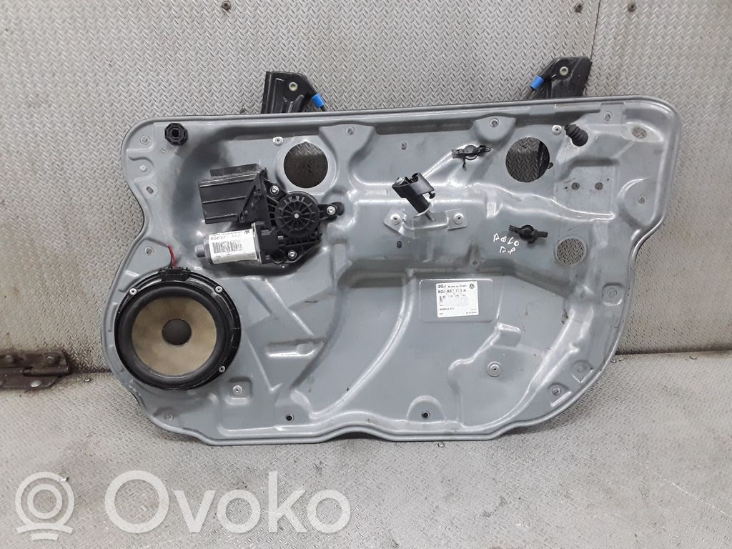 Volkswagen Polo IV 9N3 Alzacristalli della portiera anteriore con motorino 